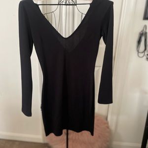 Charlotte Russe black long sleeve dress